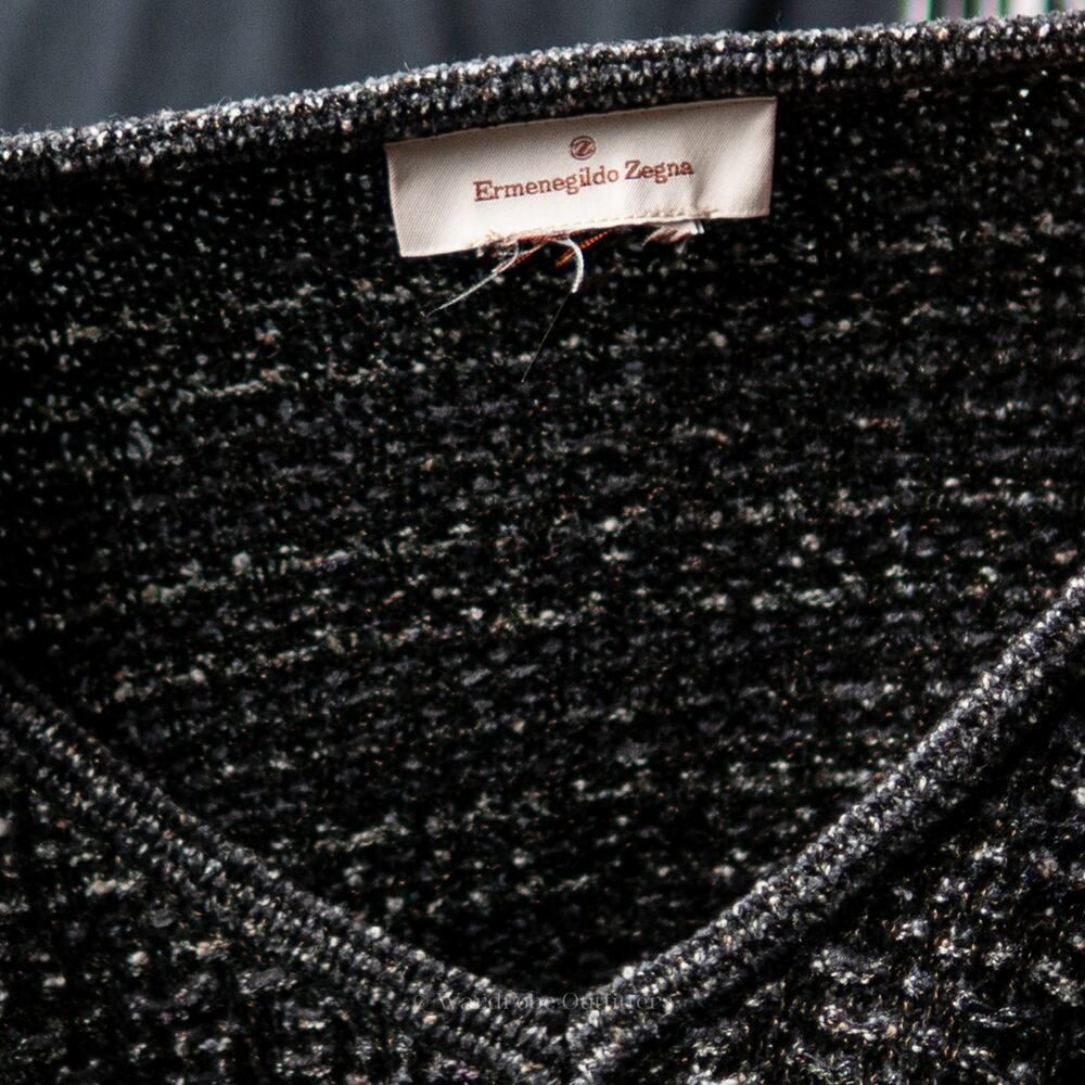 Ermenegildo Zegna V-Neck Knit Sweater - XL - Picture 10 of 11